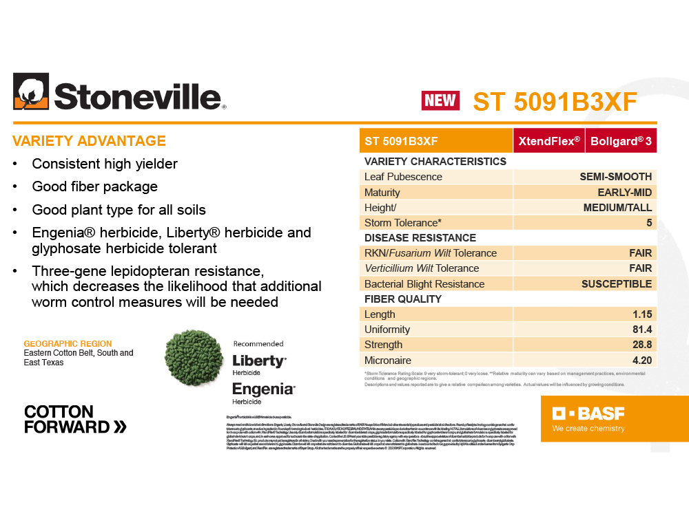 Storyboard - Stoneville Seed Variety 5091 TIB